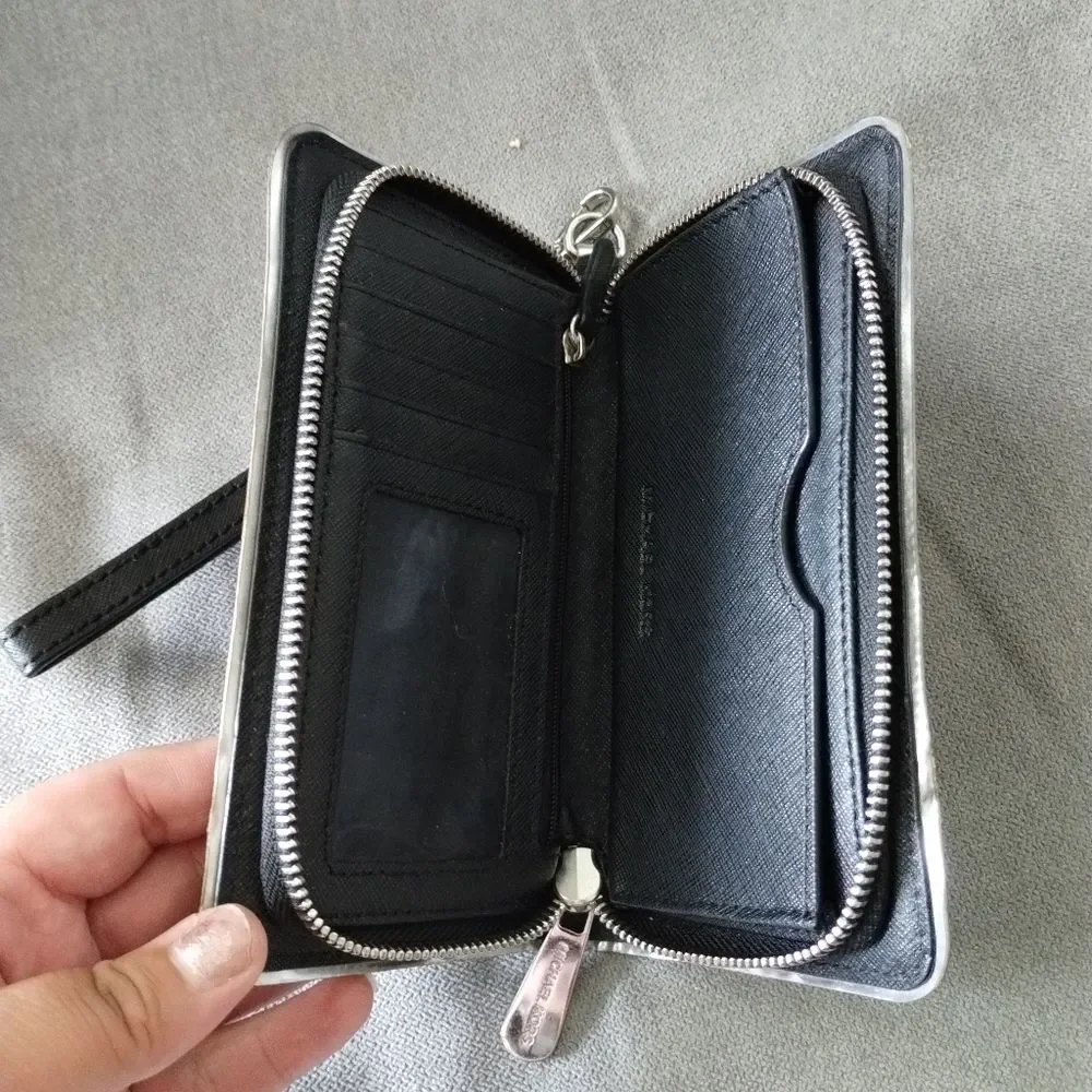 Michael Kors Jet Set Specchio Ziparound Wallet